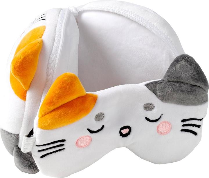 Productafbeelding Puckator Relaxeazzz Adoramals Lola kat (Reiskussens, Slaapmasker)