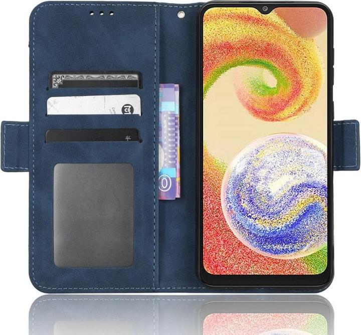 Actual product image Cover-Discount Galaxy M13 - Case with many card slots blue (Samsung Galaxy M13)
