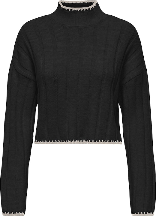 Produktbild Only Normal geschnitten Hoch geschlossen Tief angesetzte Schulter Pullover Strickpullover (XL)