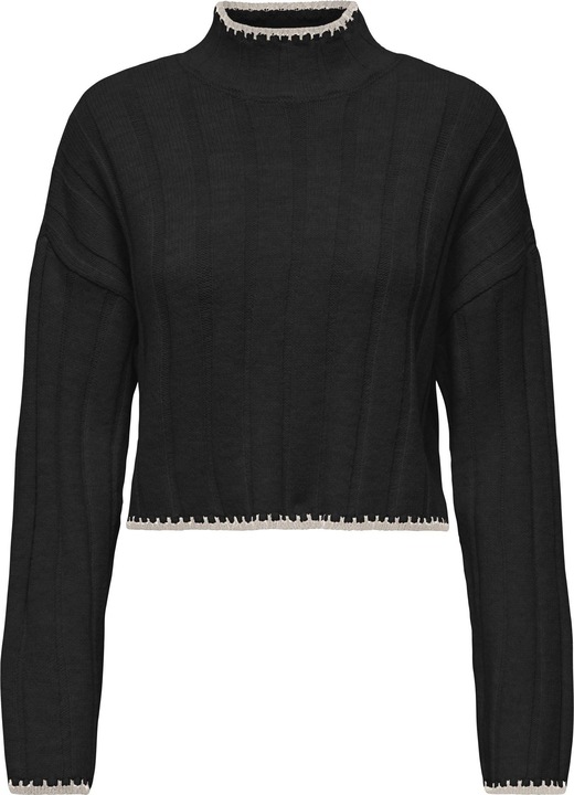 Actual product image Only Regular fit High neck Low shoulder Pullover Knitted jumper (XL)