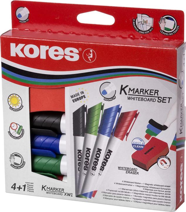 Kores Whiteboardmarker Set (4x)