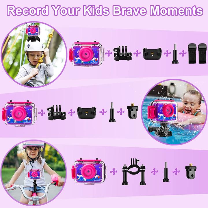 Actual product image Gktz Underwater Camera, Dark Purple