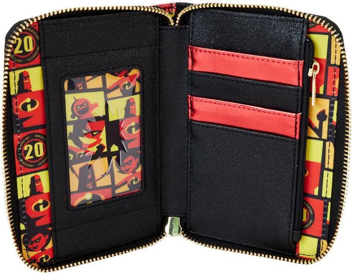 Image du produit Loungefly Pixar by Portefeuille Les Indestructibles 20ème Anniversaire Métallique Cosplay