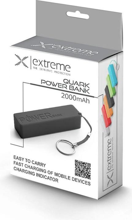 Image du produit Esperanza EXTREME XMP101K QUARK Chargeur de batterie 2000 mAh Noir (2000 mAh, 7.40 Wh)