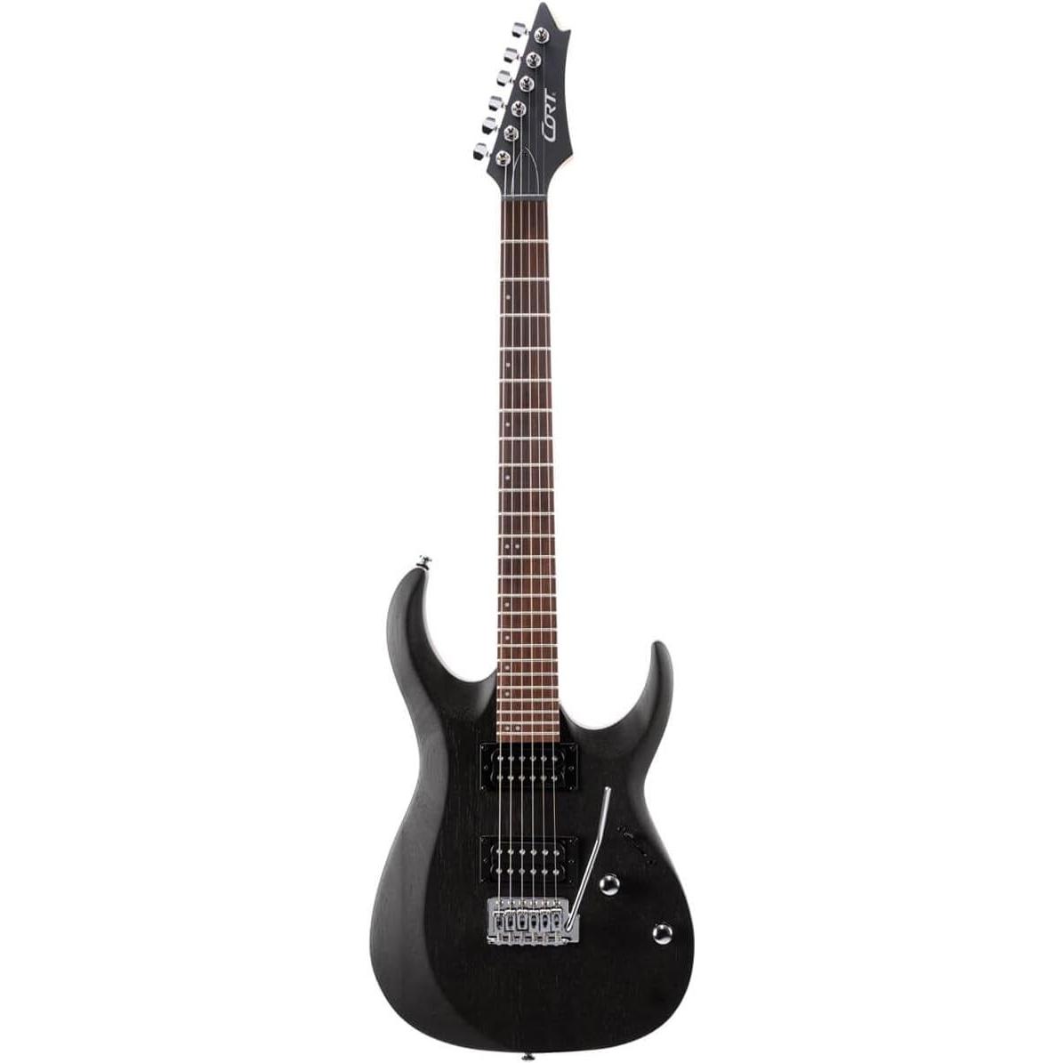 Cort Guitars X-100 Open Pore Black chitarra elettrica (Chitarra elettrica), Chitarra, Nero