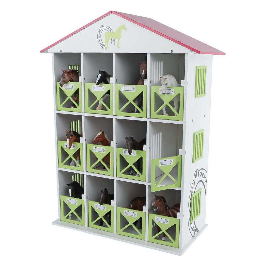 Van Manen Veenendaal Kinder Globe Paarden Opbergbox Met 12 Dozen