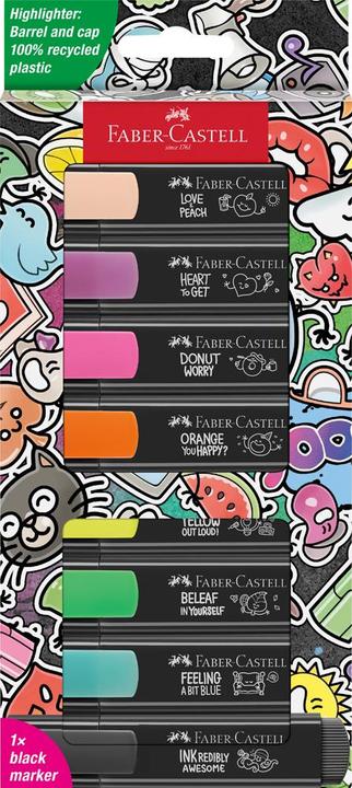 Actual product image Faber-Castell Highlighter 46 Graffiti (Multicoloured, 5 mm, 8 x)