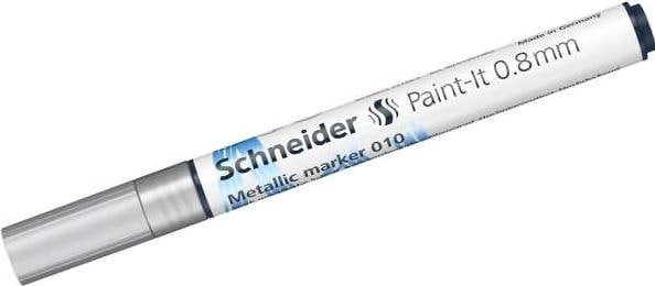Immagine prodotto Schneider Paint-It 010 Marchio metallizzato, 0,8 mm, argento metallizzato (Argento Metallico, 0.80 mm, 1 x)