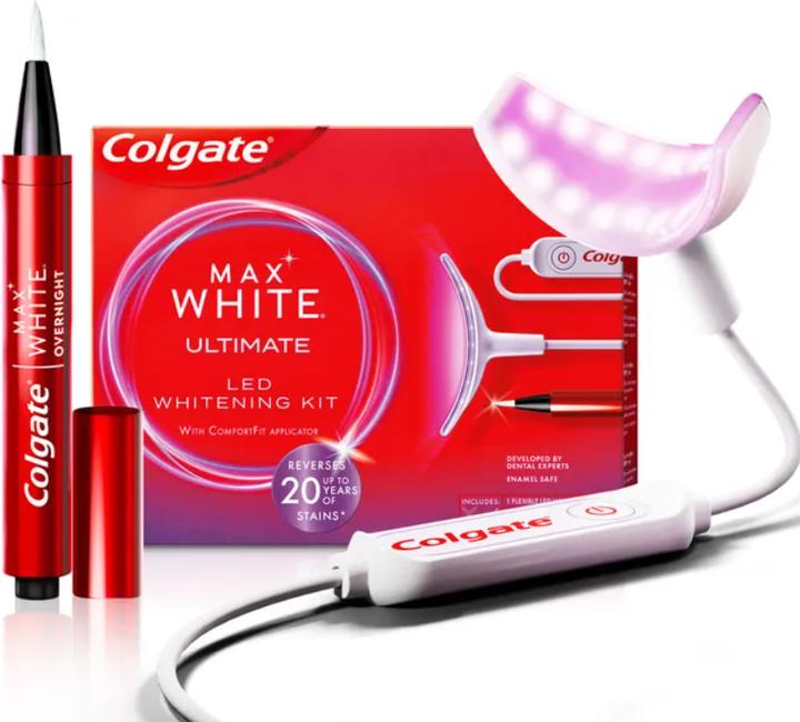 Actual product image Colgate Max White Ultim Whitening Kit (Bleaching LED light)