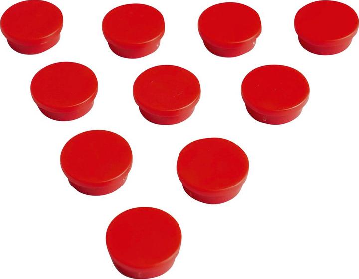 Actual product image Helmuth A. Jensen Contour magnet Ø20mm rød - (10 pcs.) (10 x)