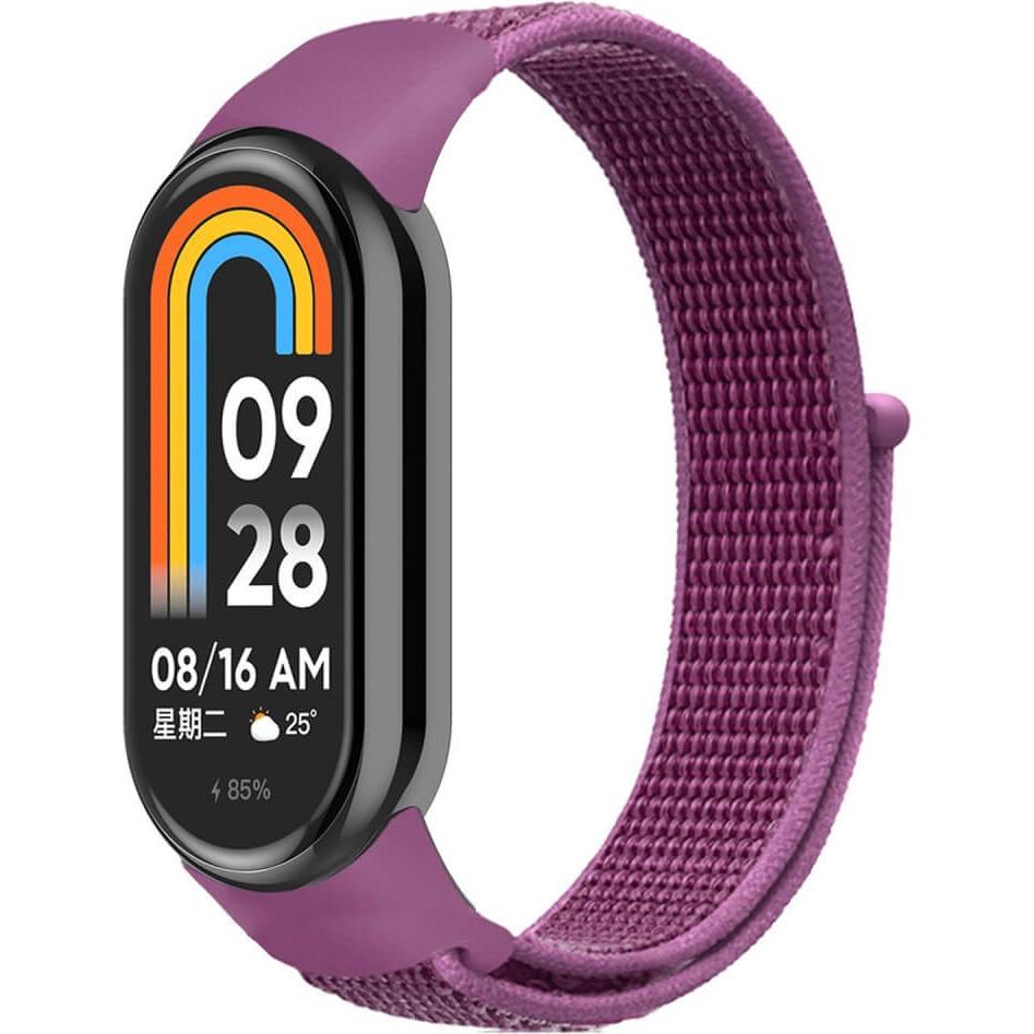 Cover-Discount Xiaomi Smart Band 9 / 8 - Nylon Stoff Band flexibel mit Klett (Nylon, Xiaomi Smart Band 9), Uhrenarmband,...