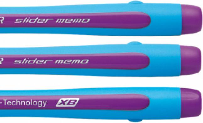 Actual product image Schneider Ballpoint pen Slider Memo (Violet, Blue, 1 x)