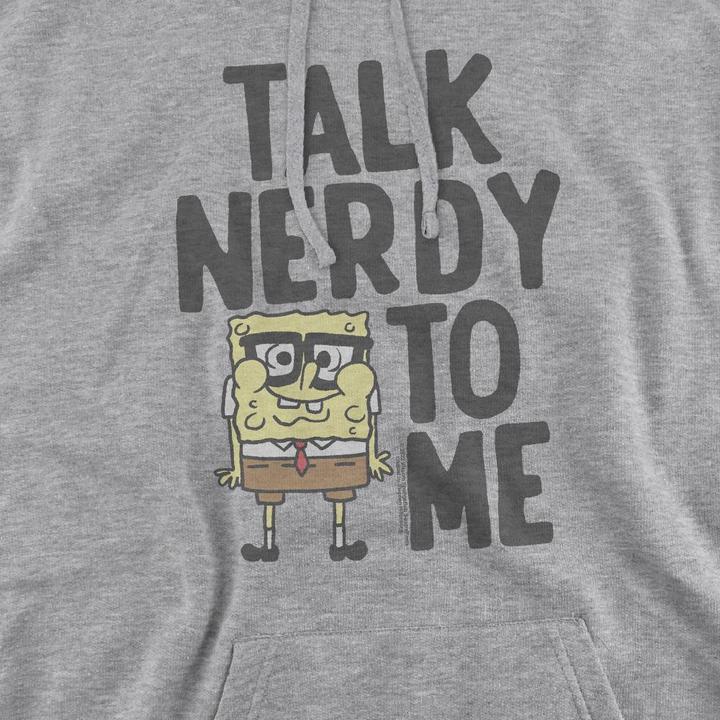 Produktbild Spongebob Squarepants Talk Nerdy To Me Kapuzenpullover (M)