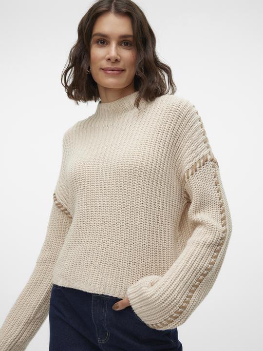 Immagine prodotto Vero Moda VMNEWCREAM Pullover Maglione lavorato a maglia (XS)