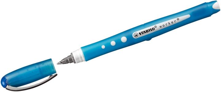 Produktbild STABILO Tintenroller - worker+ colorful - medium - 10er Pack - blau (Blue, 10 x)