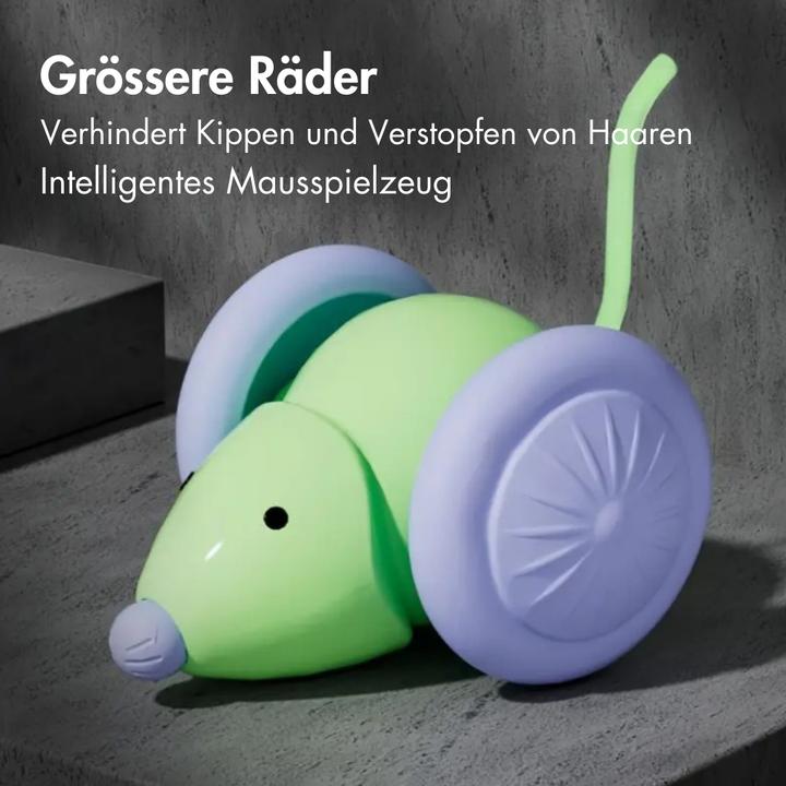 Immagine prodotto Suba Interaktives Katzenspielzeug, LED-Leuchtmaus, Elektrische, USB Aufladbar (Gioca al gatto topo)