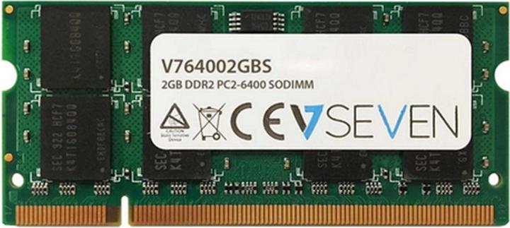 Produktbild V7 V764002GBS (1 x 2GB, 800 MHz, DDR2-RAM, SO-DIMM)
