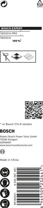 Image du produit Bosch Professional Zubehör Foret EXPERT HEX-9 HardCeramic, 8 x 90 mm (8 millimètres)