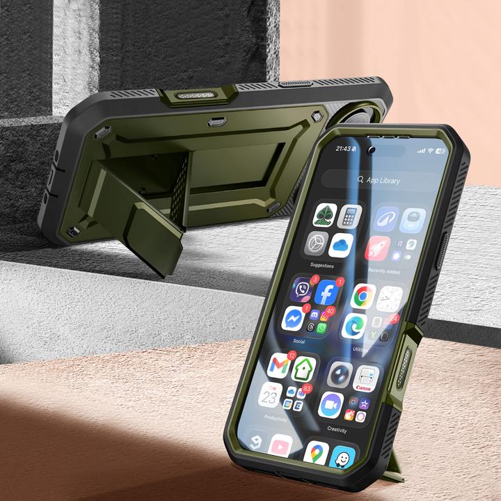 Actual product image Supcase UB Pro Case für iPhone 17 Air - Grün (Apple iPhone 17 Pro)