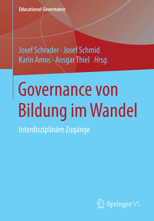 Produktbild Governance von Bildung im Wandel (Deutsch, 2015)