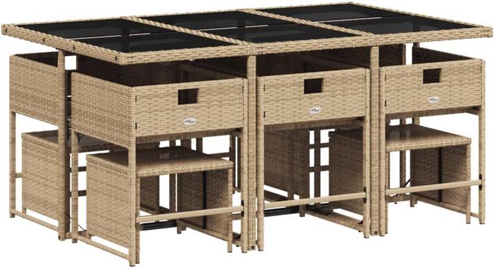 Produktbild vidaXL Garten Essgruppe (165 x 106 x 73 cm)