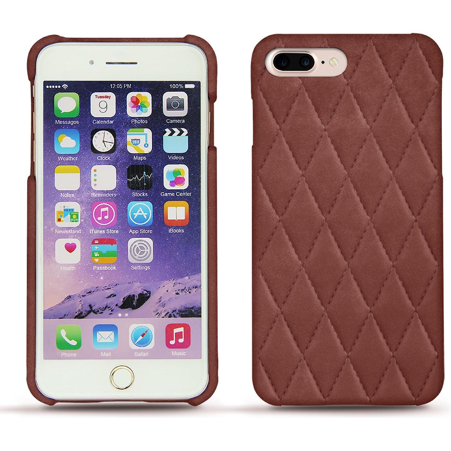 Noreve Lederschutzhülle (Apple iPhone 7 Plus), Smartphone Hülle, Rot