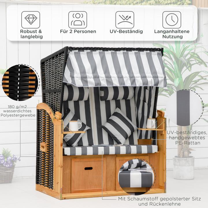 Immagine prodotto Outsunny Sedia da spiaggia