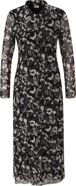 Produktbild s.Oliver Hemdblusenkleid aus Mesh (34)