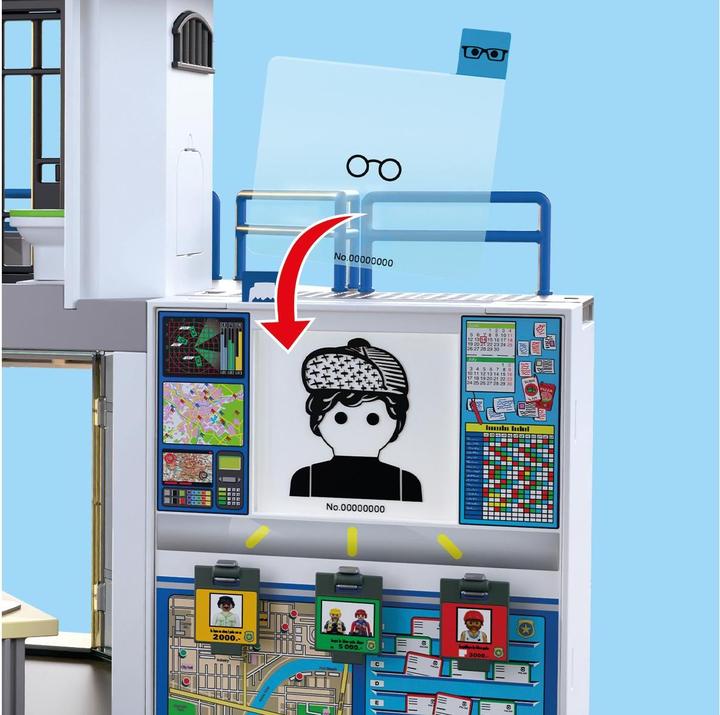 Actual product image Playmobil Police station with search room (71874, Playmobil City Action)