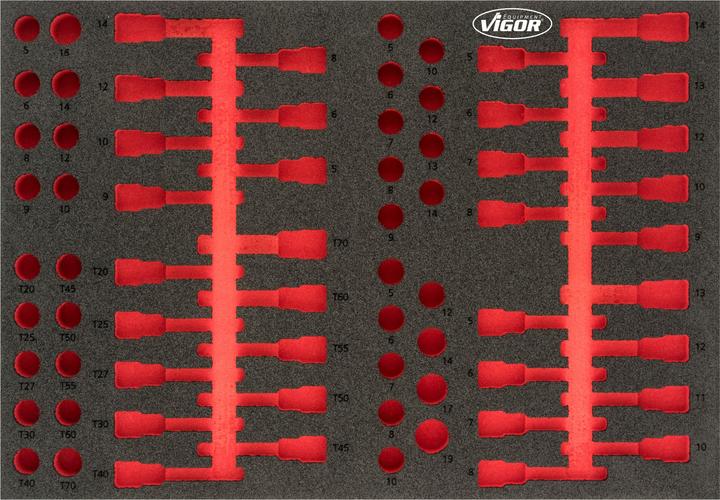 Actual product image Vigor Insert Empty For Screwdriving Set 3/3+