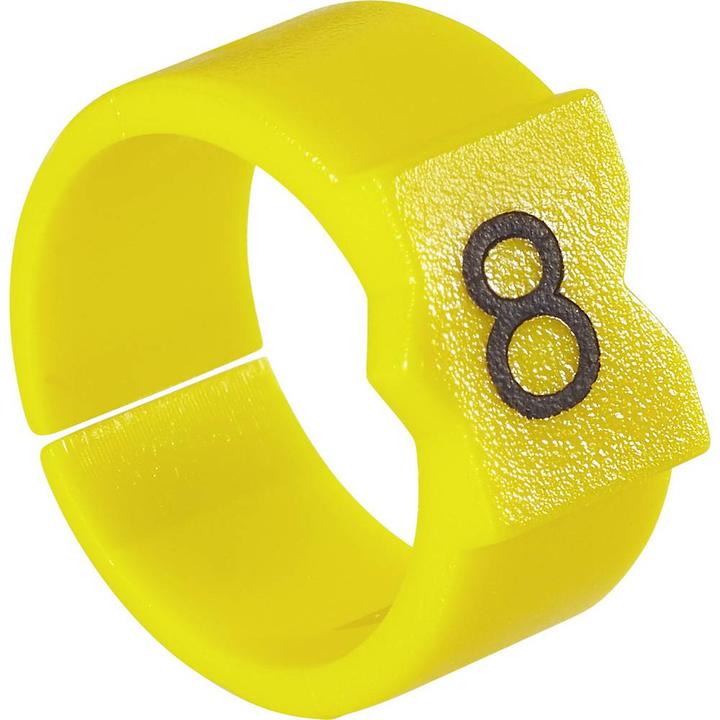 Actual product image TE Connectivity STD15Y-2 Labelling clip imprint 2 Outer diameter range