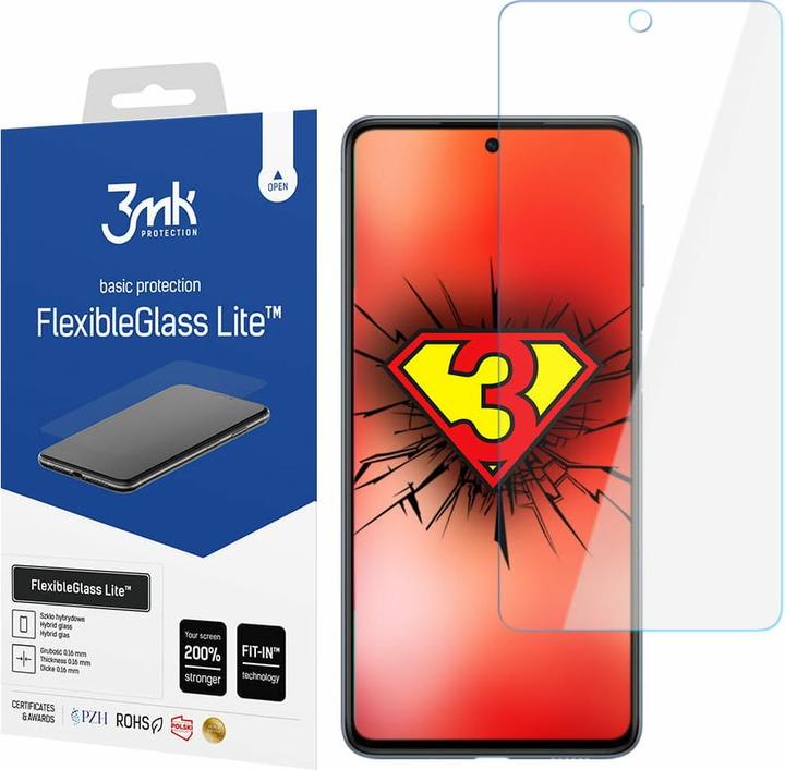 Produktbild 3MK FlexibleGlass Lite Display Folie (1 Stk., Samsung Galaxy M53 5G)