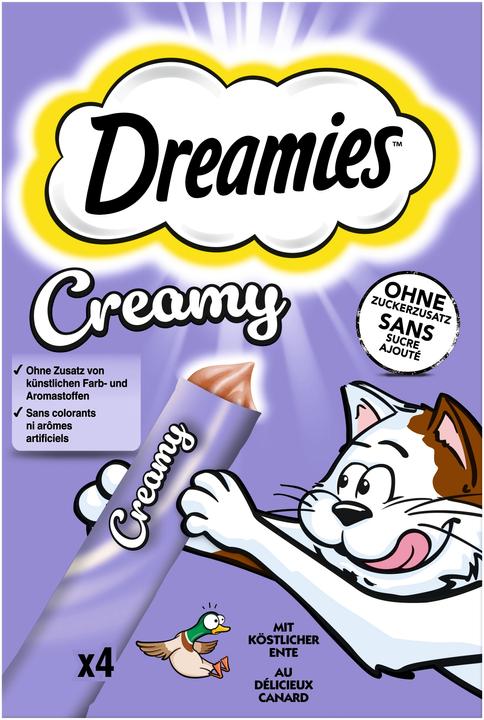 Produktbild Dreamies Creamy Mit Ente (4 Stk., 40 g)