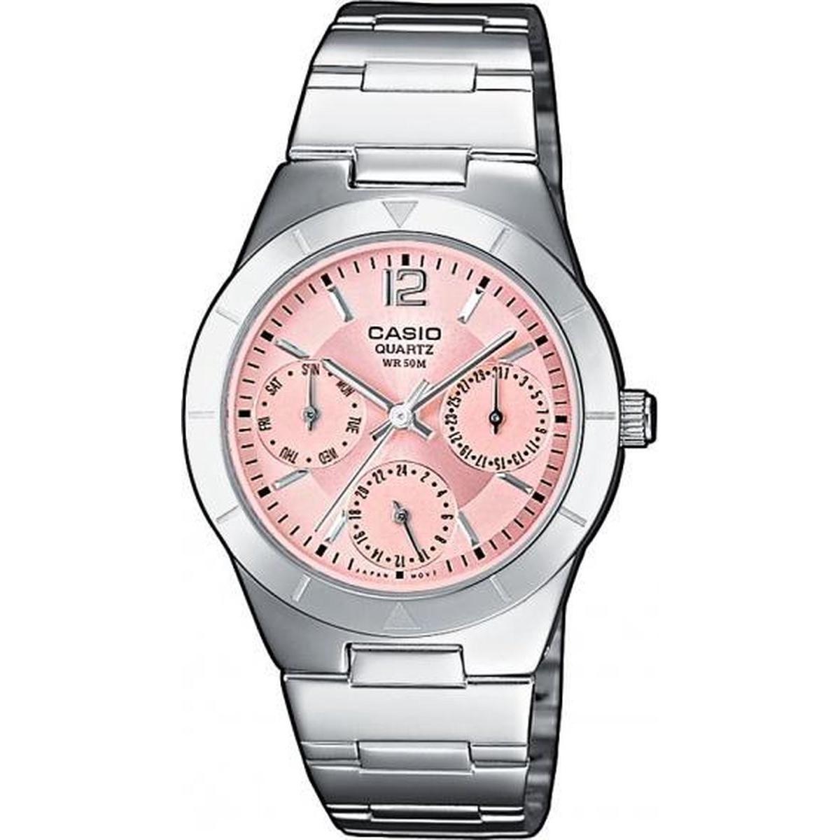 Casio, Orologio da polso, OROLOGIO DONNA LTP-2069D-4AV (zd603a), Argento, (Cronografo, 31 mm)