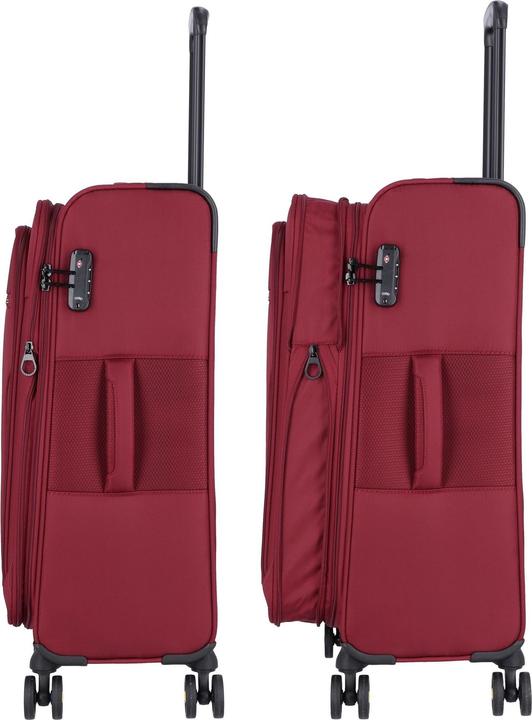 Produktbild D&N Travel Line 9704 4 Rollen Trolley M 68 cm mit Dehnfalte (75 l, M (50 - 90l))