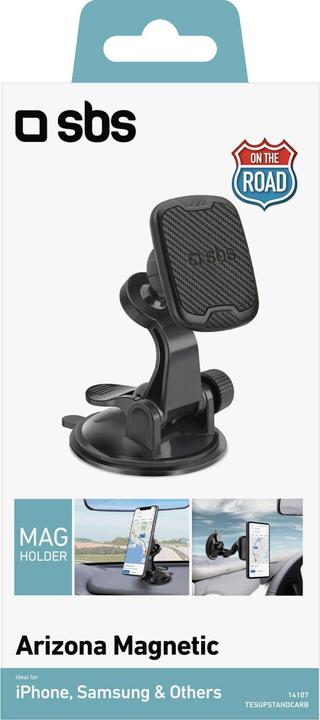 Produktbild SBS Universal KFZ Halterung mit Saugnapf und magnetic pull black