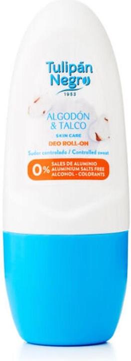Actual product image Tulipan Negro Tulipán Negro Cotton & Talc Roll-On Deodorant 50ml (Roll-on, 50 ml)
