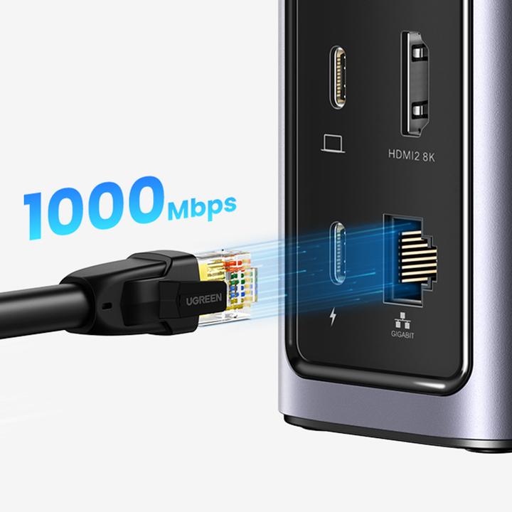 Actual product image Ugreen Multi (USB-C, 12 Ports)