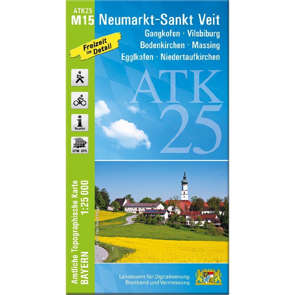 ATK25-M15 Neumarkt-Sankt Veit (Amtliche, Landkarte