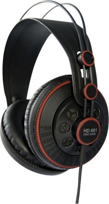 Actual product image Superlux Sourcing HD681 On-Ear, Noise Cancelling, Black (ANC, Cable)
