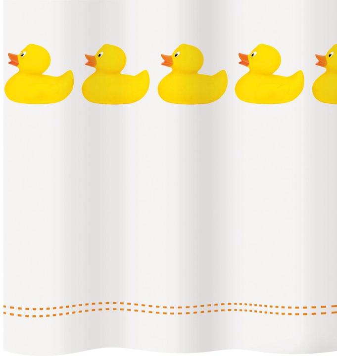Actual product image Diaqua Shower curtain textile Duckie (180 x 180 cm)