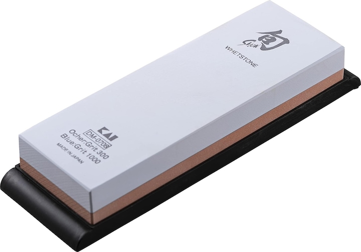 Kai Shun combination sharpening stone 300/1000 grain