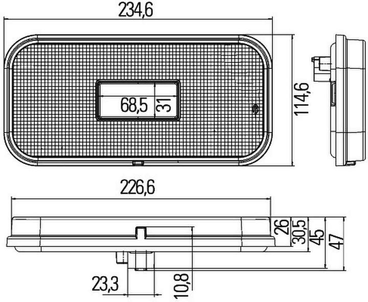 Produktbild Hella Rücklicht LED für FLIEGL