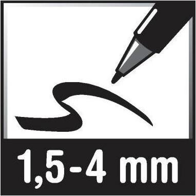 Actual product image Soennecken Whiteboard marker Line width: 1.5-4 mm Writing colour: black (Black, 4 mm, 1 x)