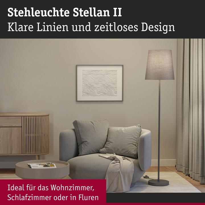 Actual product image Paulmann Stellan II 80105 Stehlampe E27 Grau (E27)