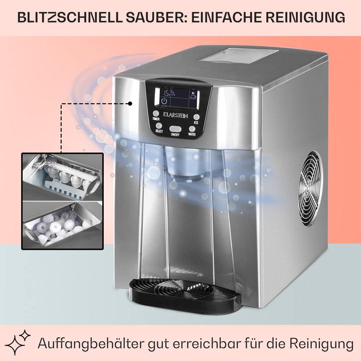 Actual product image Klarstein Ice cube machine