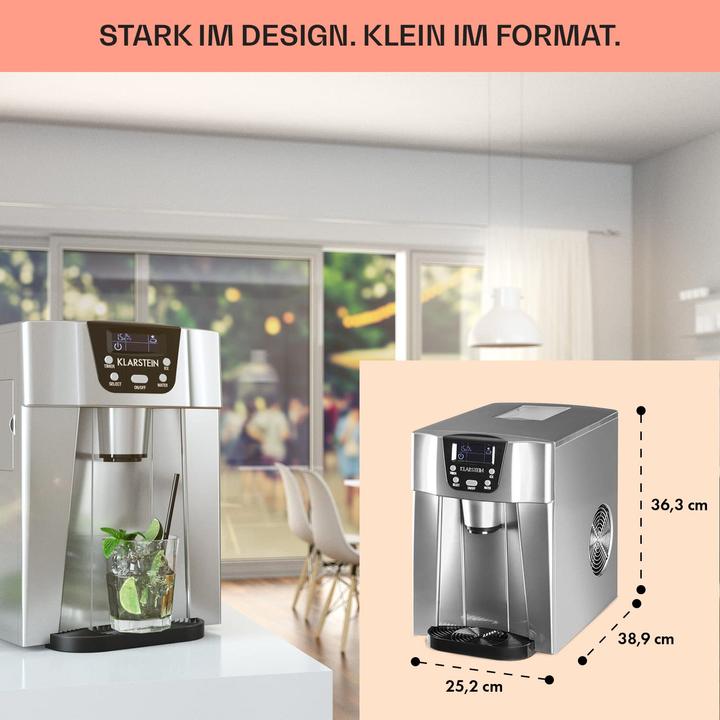 Actual product image Klarstein Ice cube machine