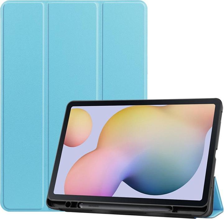 Productafbeelding Cover-Discount Galaxy Tab S7 (11.0) - Tri-fold Smart Case lichtblauw (Galaxy Tab S7 11.0 (2020))