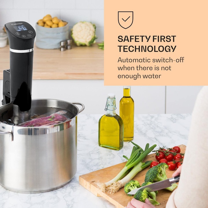 Image du produit Klarstein Quickstick- Cuiseur sous vide, Flex, Noir