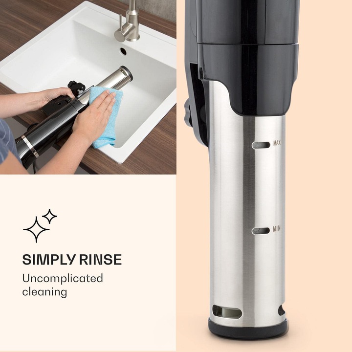Image du produit Klarstein Quickstick- Cuiseur sous vide, Flex, Noir